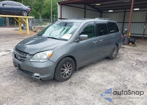 2007 Honda Odyssey Touring from USA, damaged, VIN 5FNRL38867B087652